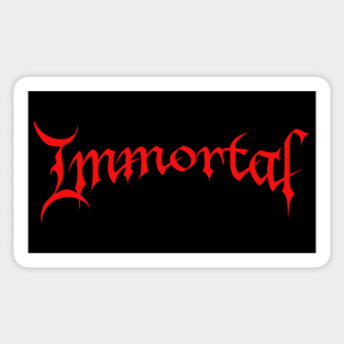 Immortal Logo | Black Metal Sticker